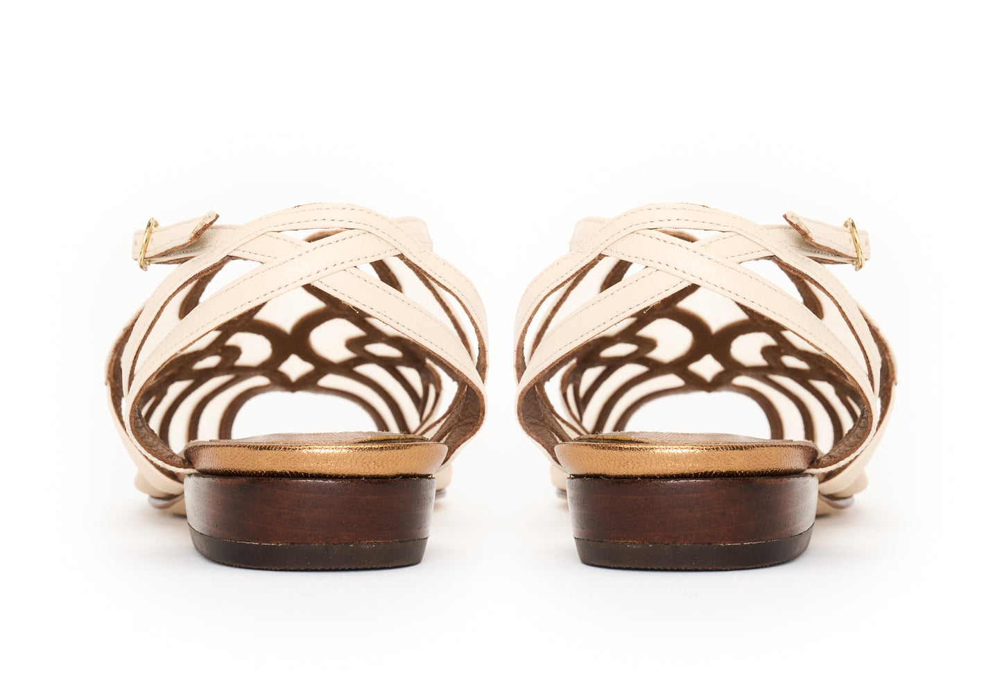 Rasteira Gloriosa Off-white