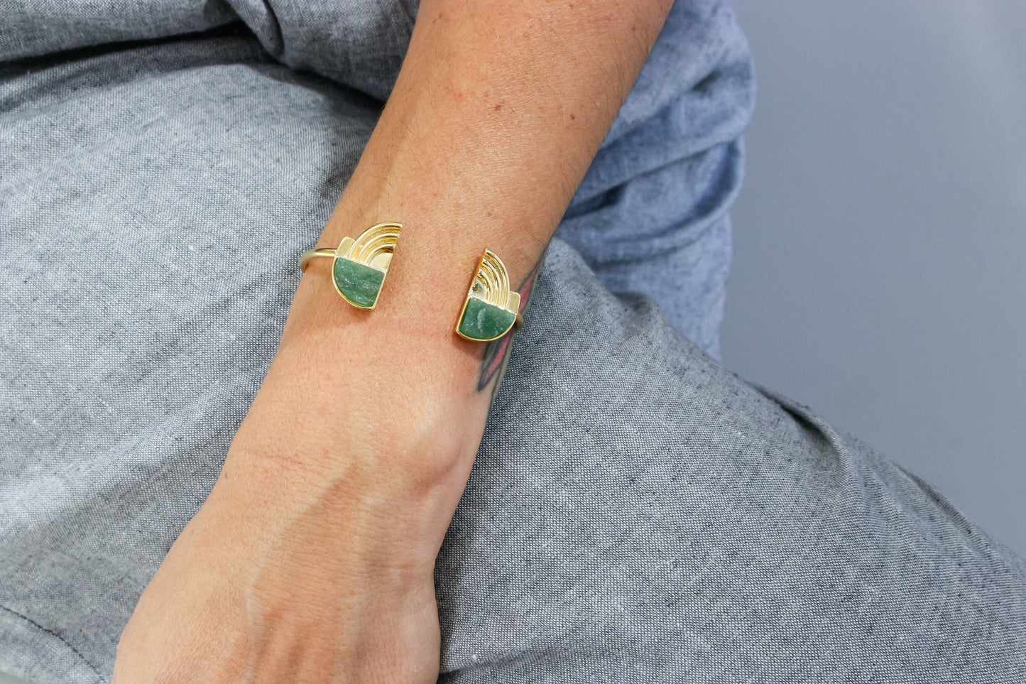 Bracelete Concha Verde