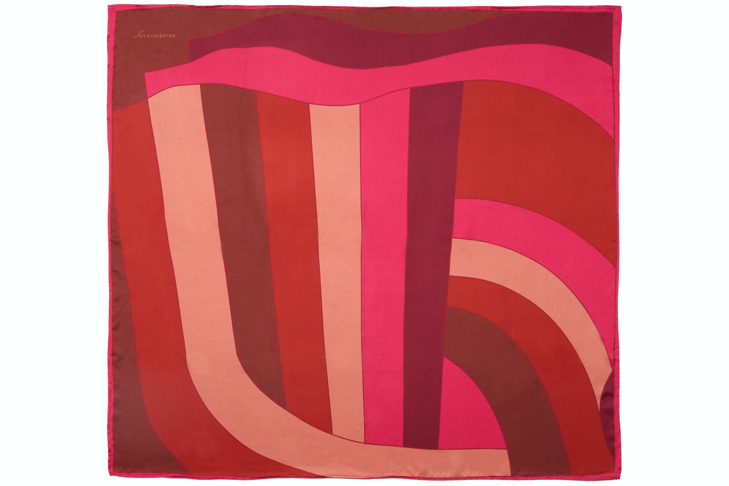 Lenço Onda Rosa