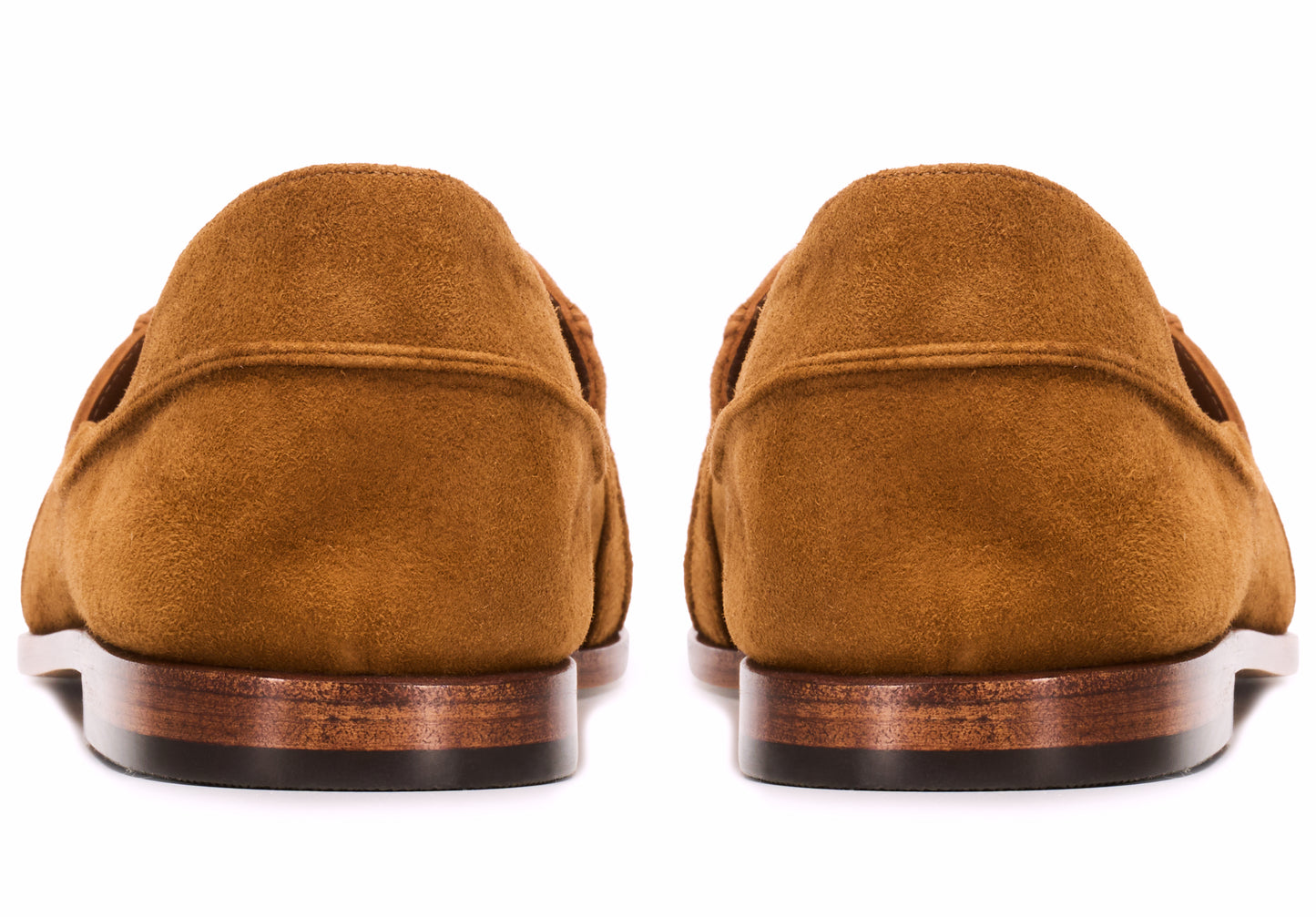 mocassim de camurça caramelo