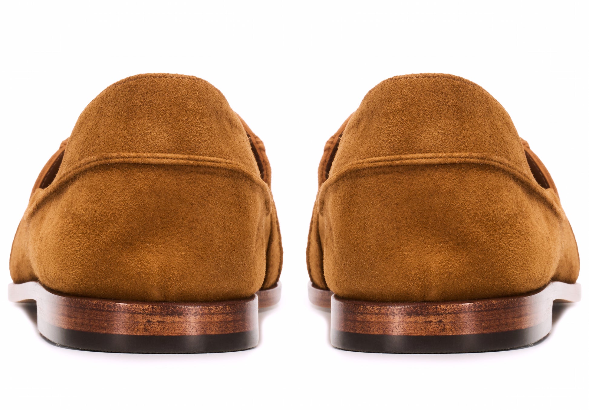 mocassim de camurça caramelo