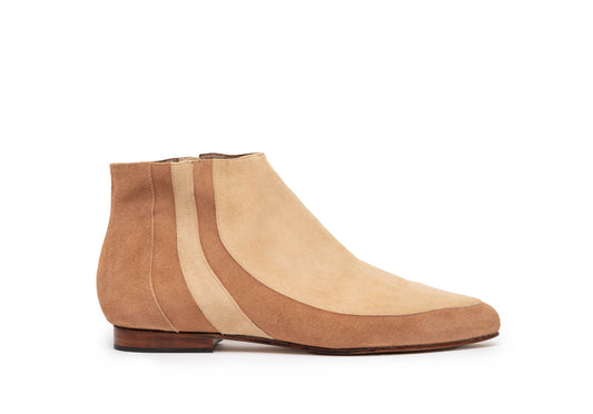 Bota magnolia Camurça Bege