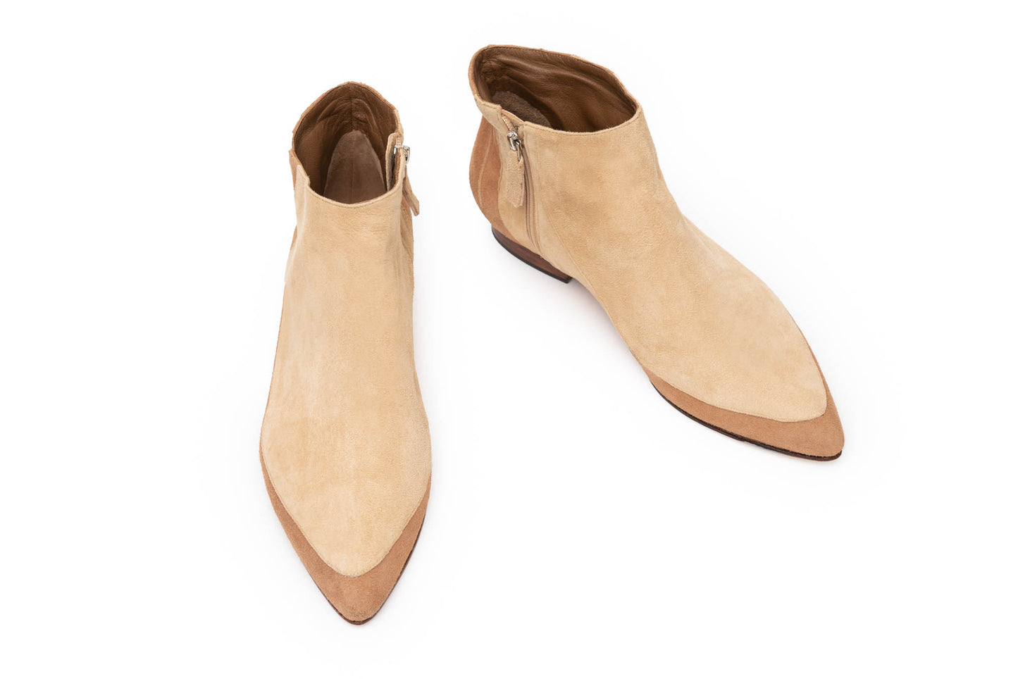 Bota magnolia Camurça Bege