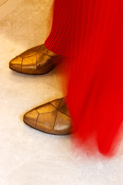 Bota Recortes Marrone