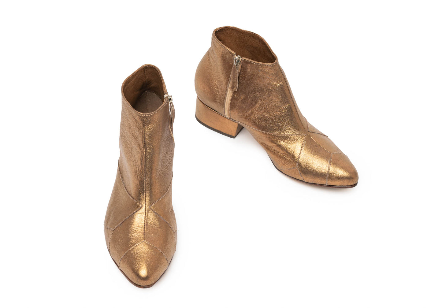Bota Recortes Marrone