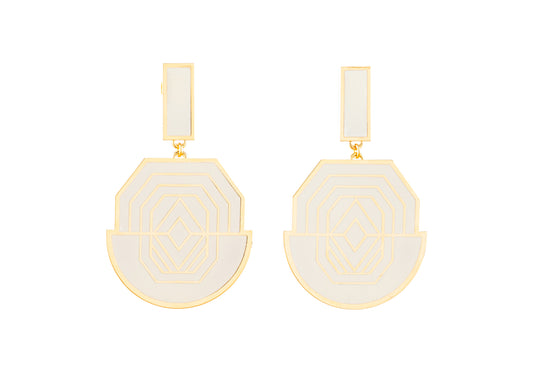 Brincos Akila Off White