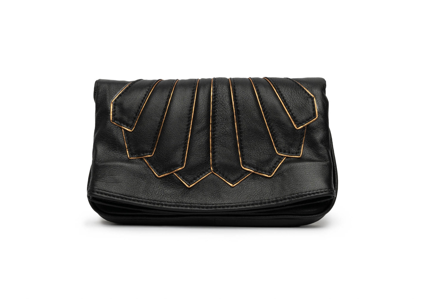 Bolsa de couro atiracolo preta