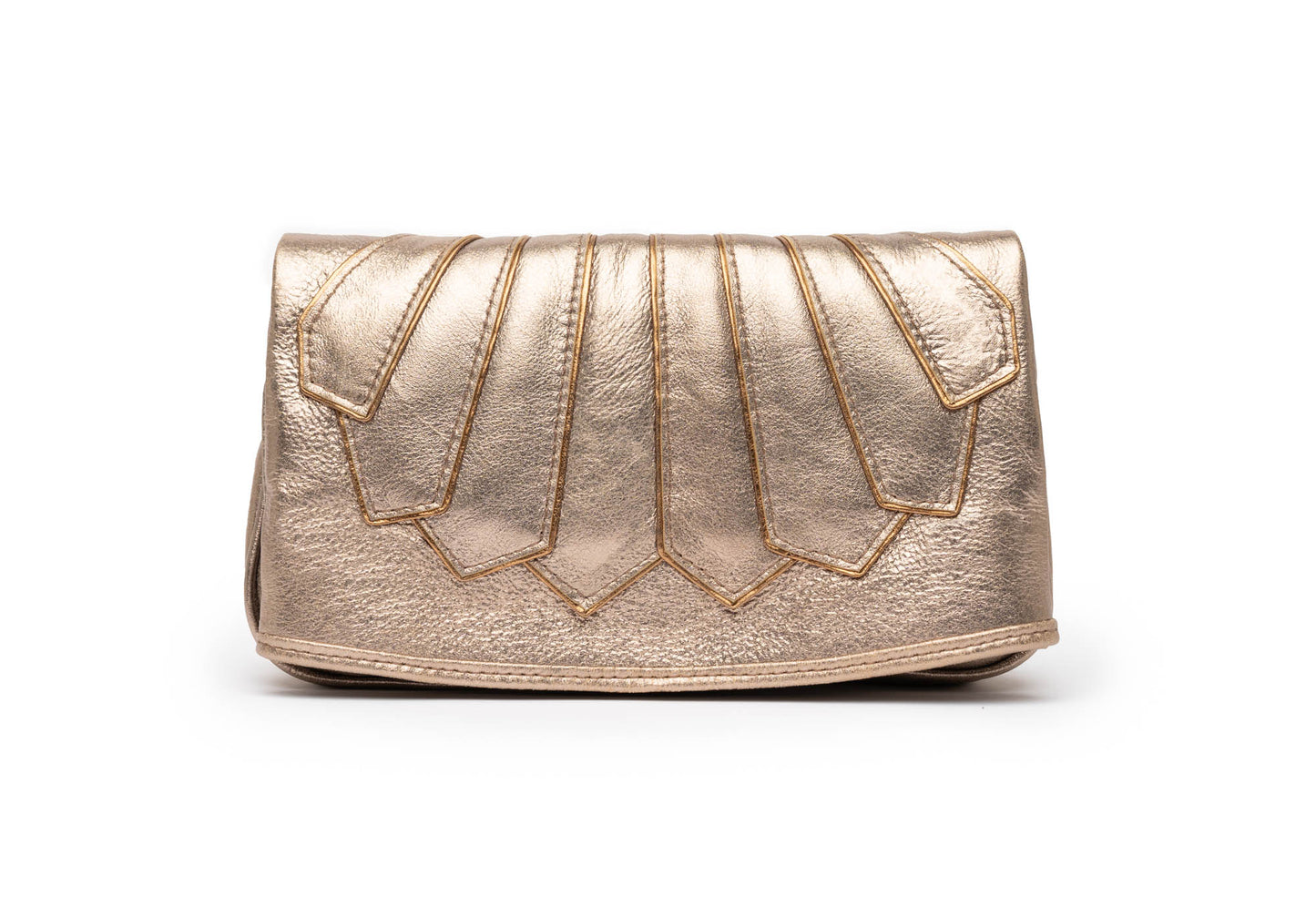 Bolsa Leque Ouro