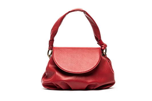 Bolsa Feminina Vermelha de couro