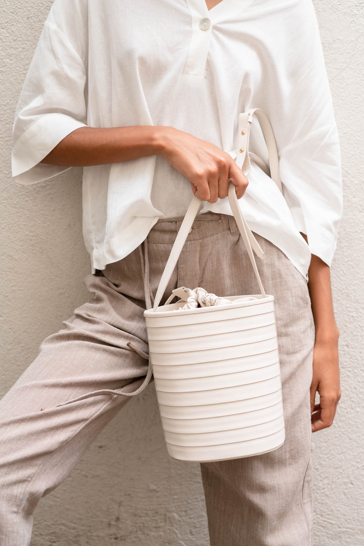 Bolsa Camadas Off-white