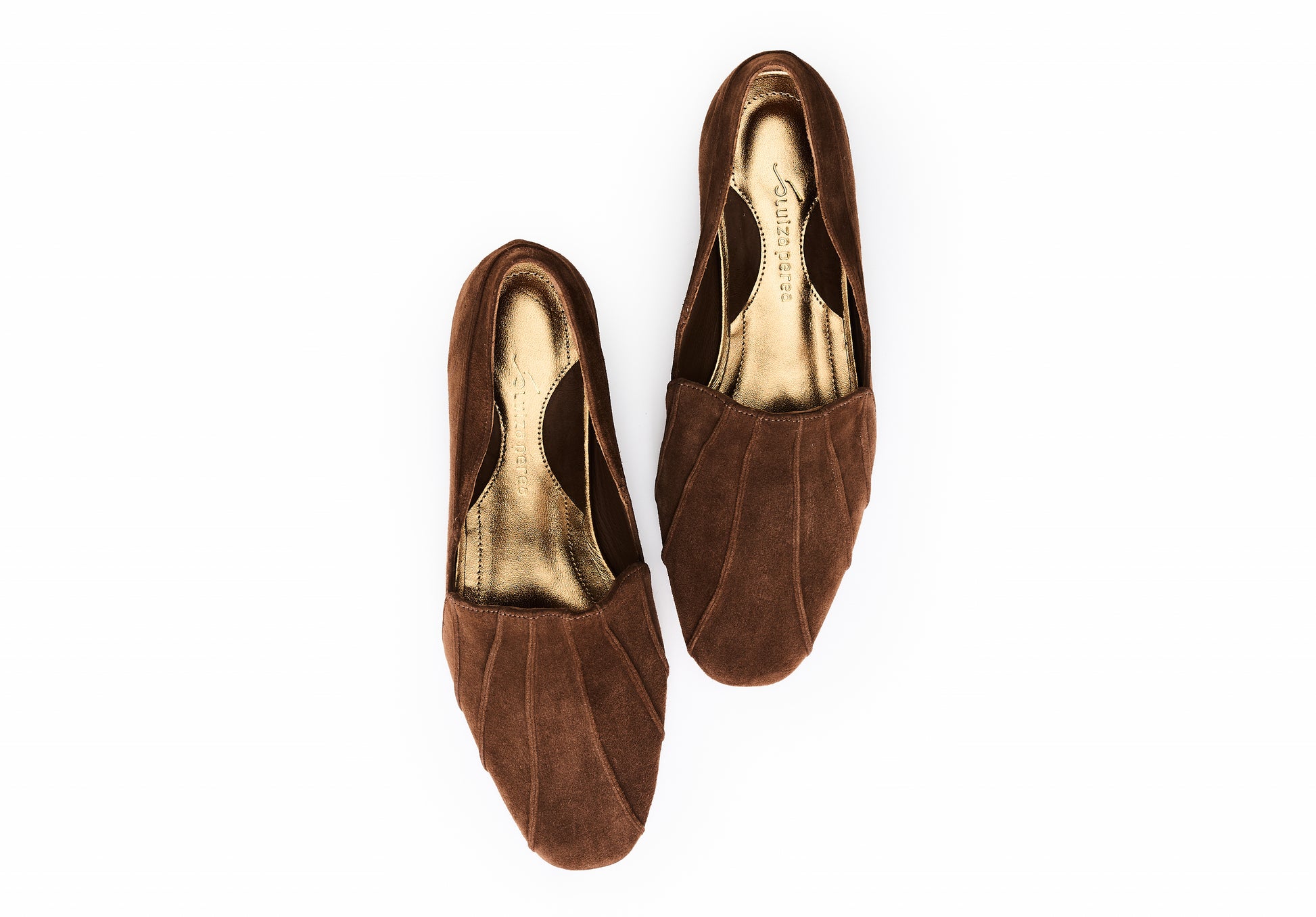 mocassim confortável de couro marrom 