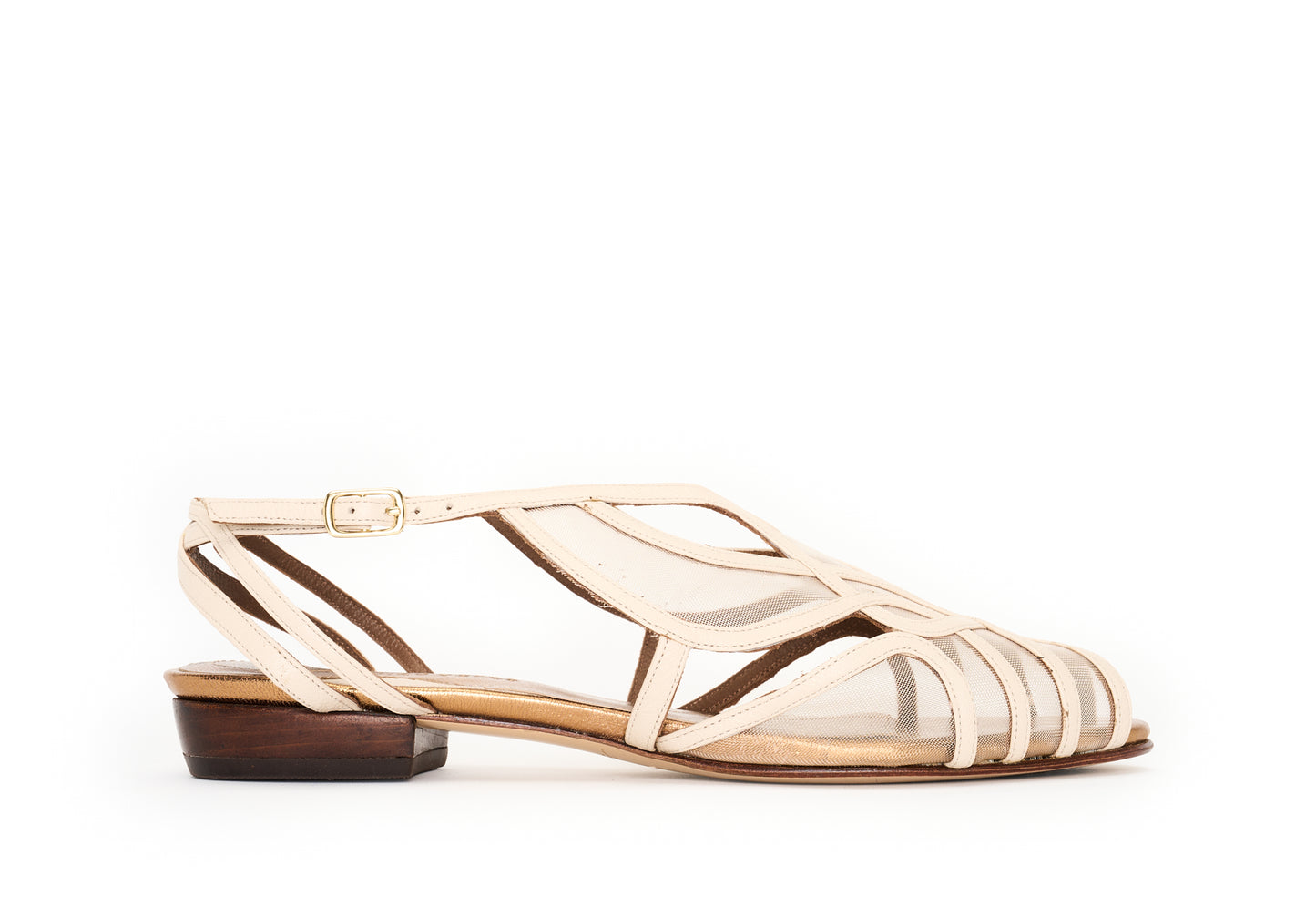 Rasteira Gloriosa Off-white