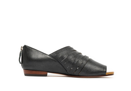 Assandalhado Tiras Preto