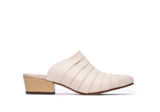 Mule Camadas Off White