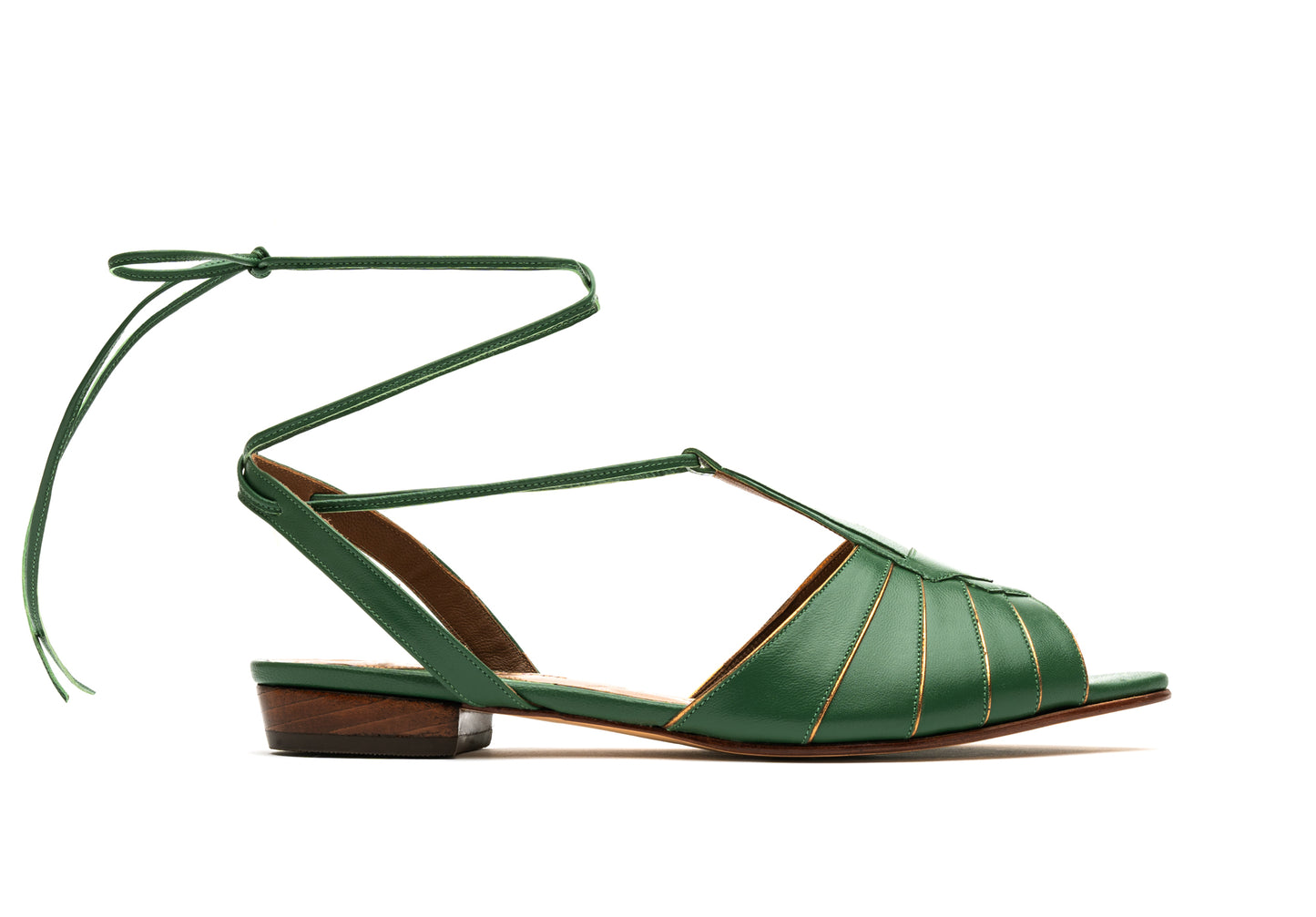Rasteira Bico fino Verde